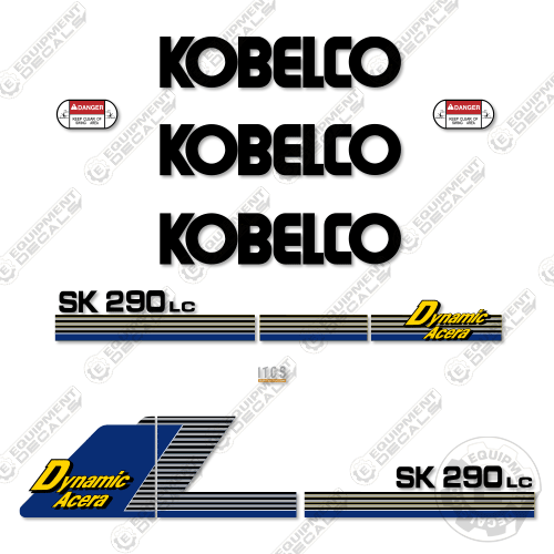 Fits Kobelco SK290LC-6 Decal Kit Excavator 290lc, 290lc-6, decal kit, lc6, sk, sk290lc-6