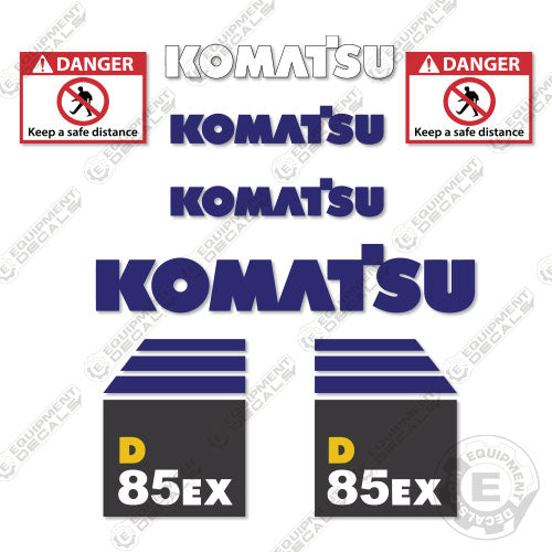 Fits Komatsu D85EX-15 Decal Kit Dozer 85, 85ex-15, d85, d85ex, d85ex-15, decal kit