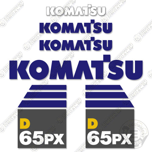 Fits Komatsu D65PX-15 Decal Kit Dozer 65, decal kit