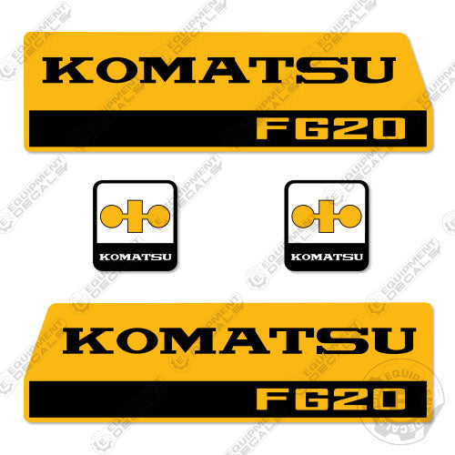 Fits Komatsu FG20 Decal Kit Forklift 20, decal kit, fg, fg-20, fg20, s