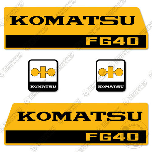 Fits Komatsu FG40 Decal Kit Forklift 40, decal kit, fg, fg-40, fg40, s