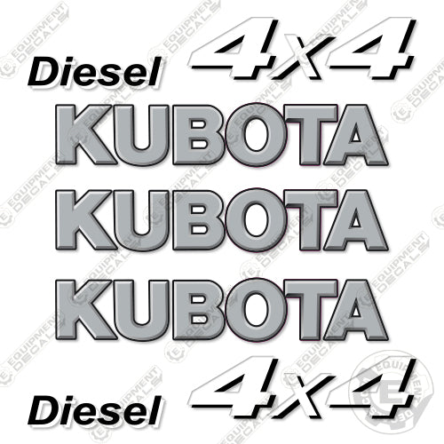 Fits Kubota 4x4 RTV 1100 XT Utility Vehicle Replacement Decals decal kit