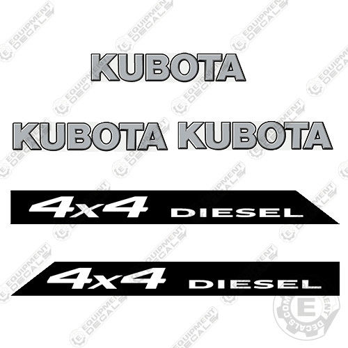 Fits Kubota 4x4 RTV 900 XT Utility Vehicle Replacement Decals decal kit