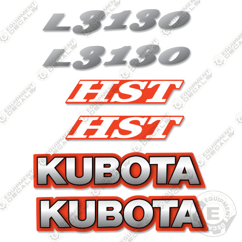 Fits Kubota L3130 Decal Kit Tractor Kubota