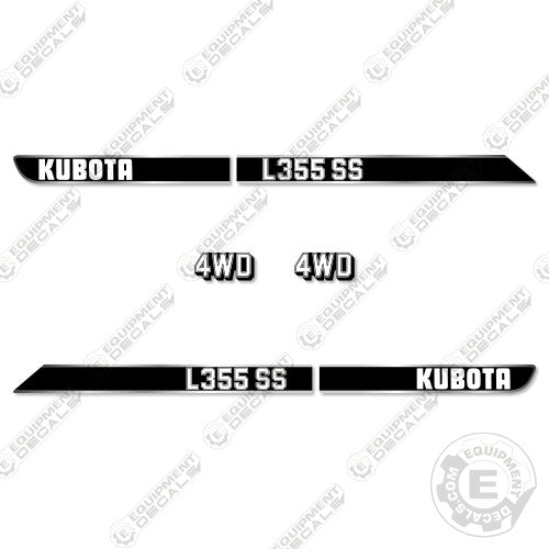 Fits Kubota L355 SS Decal Kit Tractor 355, 355-ss, 355ss, Kubota, la