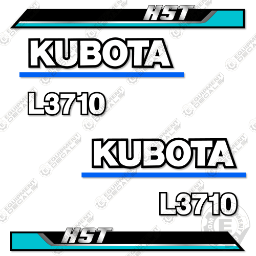 Fits Kubota L3710 Decal Kit Utility Tractor ( HST Version) 3710, Kubota, l3710