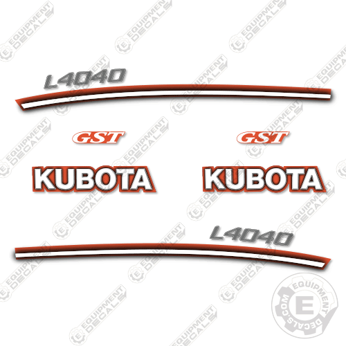 Fits Kubota L4040 Decal Kit Tractor 4040, Kubota, l4040