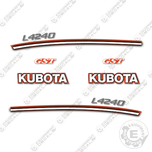 Fits Kubota L4240 Decal Kit Tractor 4240, Kubota, l4240