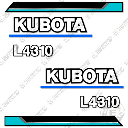 Fits Kubota L4310 Decal Kit Utility Tractor 4310, Kubota, L4310