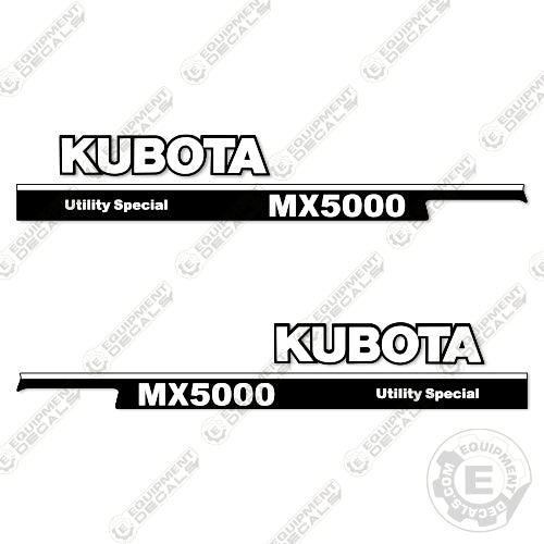 Fits Kubota MX5000 Decal Kit Tractor (Utility Special) 5000, Kubota, la, mx5000