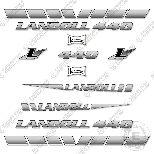 Fits Landoll 440 Decal Kit Trailer (3M REFLECTIVE VINYL) 440, decal kit