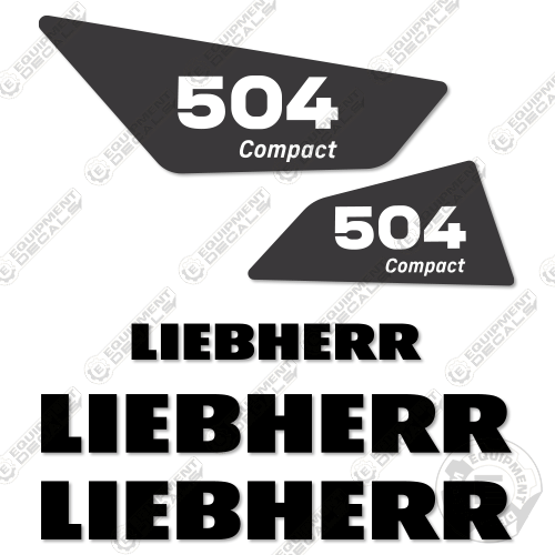 Fits Liebherr 504 Decal Kit Wheel Loader decal kit