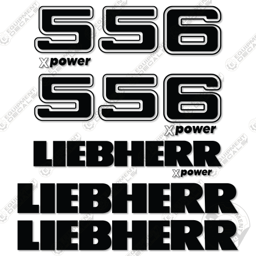 Fits Liebherr 556 Decal Kit Wheel Loader decal kit