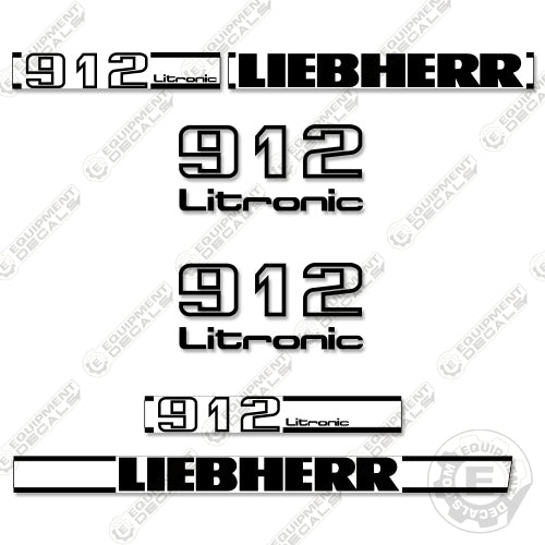 Fits Liebherr 912 Decal Kit Excavator 912, decal kit