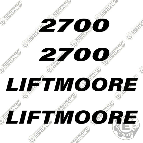 Fits Liftmoore 2700 Decal Kit Crane Truck decal kit