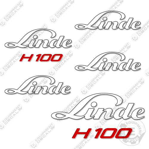 Fits Linde H100 Decal kit Forklift 100, decal kit, gyramor, h-100, h100