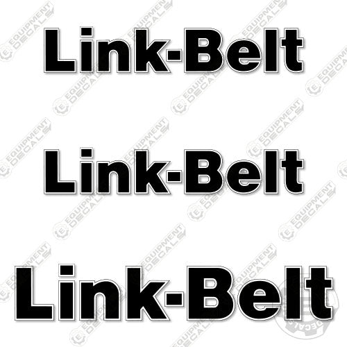 Fits Link-Belt 330LX Boom and Counterweight Decal Kit Excavator 330, 330lx, belt, decal kit, link, link-belt, linkbelt, linkbeltlink belt