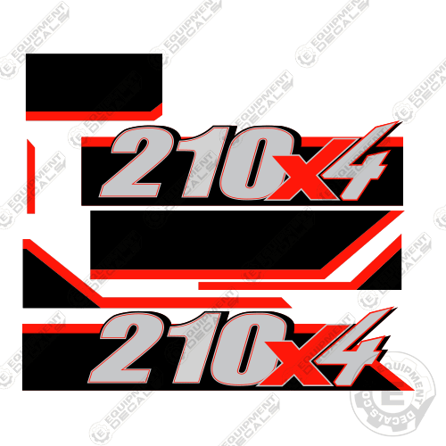 Fits Link-Belt 210X4 Side Stripe Decals 210, 210x, 210x4, decal kit, link, link-belt, linkbelt, linkbeltlink belt