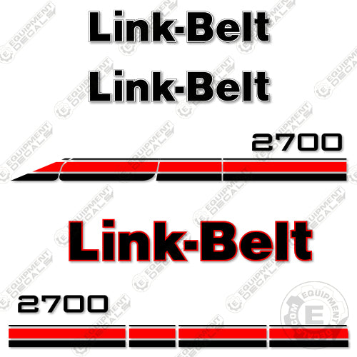 Fits Link-Belt 2700 Decal Kit Excavator belt, decal kit, link, linkbelt