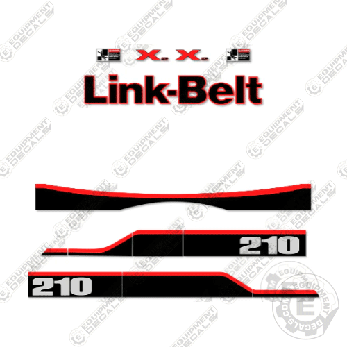 Fits Link-Belt 210X2 Decal Kit Excavator (PARTIAL KIT) 210, 210x, 210x2, belt, decal kit, link, link-belt, linkbelt, linkbeltlink belt, x2