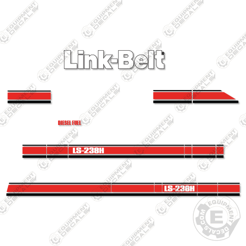 Fits Link-Belt LS238H Decal Kit Crane 225, 470, 470x, 470x3, belt, decal kit, link, link-belt, linkbelt, linkbeltlink belt