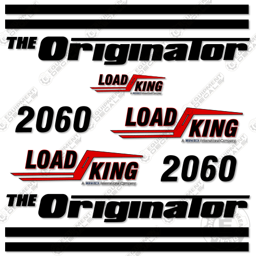 Fits Load King 2060 Belly Dump Trailer Decal Kit decal kit