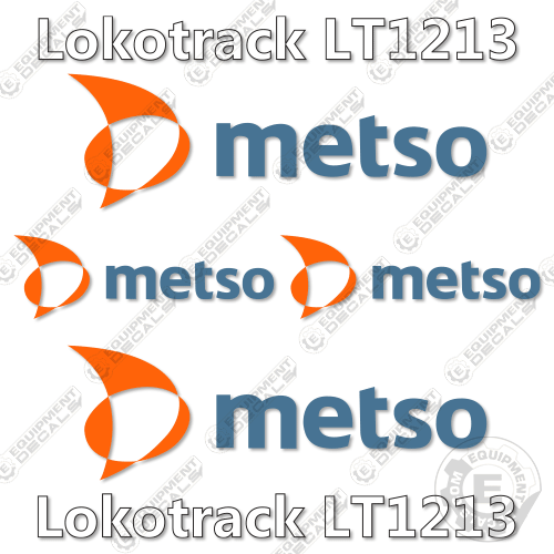 Fits Lokotrack LT1213 Decal Kit Mobile HSI Crusher 1213, decal kit, lt1213