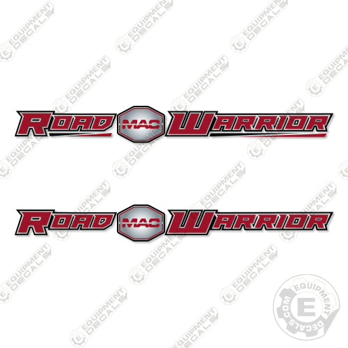 Fits Mac Road Warrior Decal Kit Flatbed Trailer Replacement Stickers 47.5" decal kit