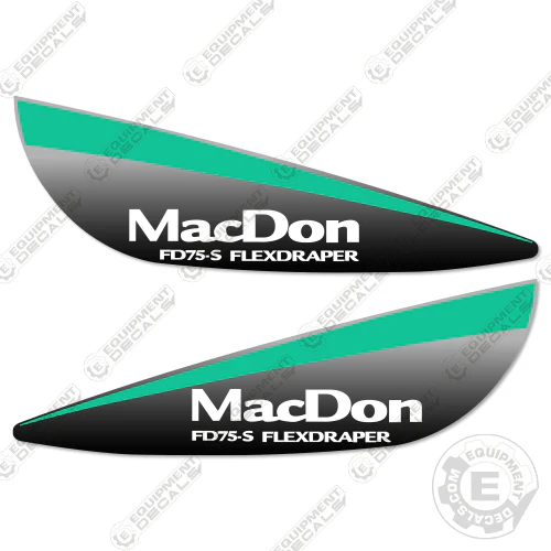 Fits Macdon FD75-S Decal Kit Draper Head 75, decal kit, fd75, fd75-s, fd75s