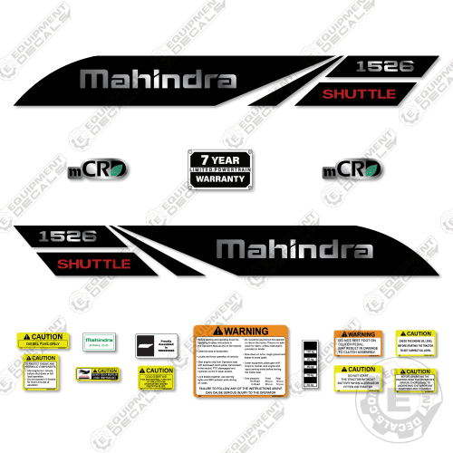 Fits Mahindra 1526 Decal Kit Tractor decal kit