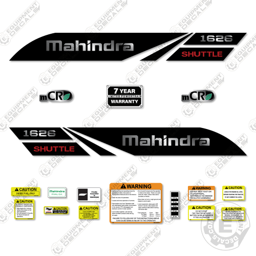 Fits Mahindra 1626 Decal Kit Tractor decal kit