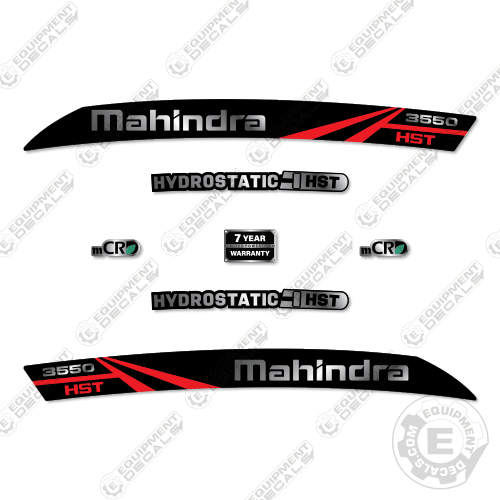 Fits Mahindra 3550 HST Decal Kit Tractor decal kit