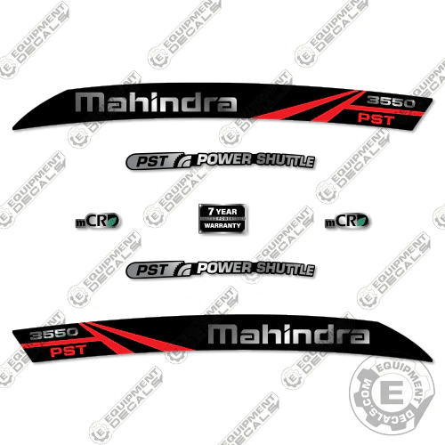 Fits Mahindra 3550 PST Decal Kit Tractor decal kit