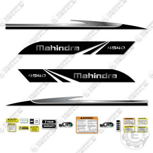 Fits Mahindra 4540 Decal Kit Tractor 4540, decal kit