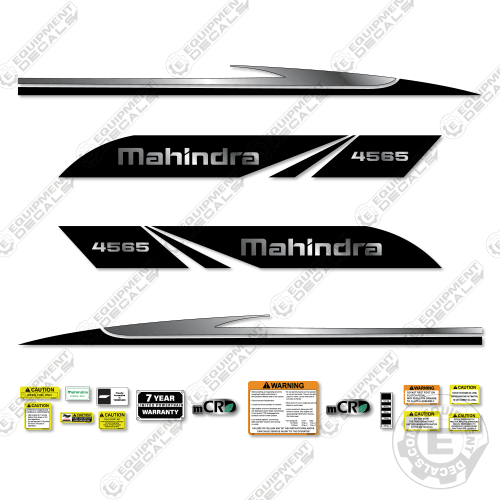 Fits Mahindra 4565 Decal Kit Tractor 4565, decal kit