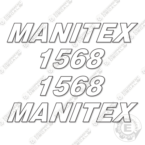 Fits Manitex 1568 Decal Kit Crane Truck 1568, decal kit