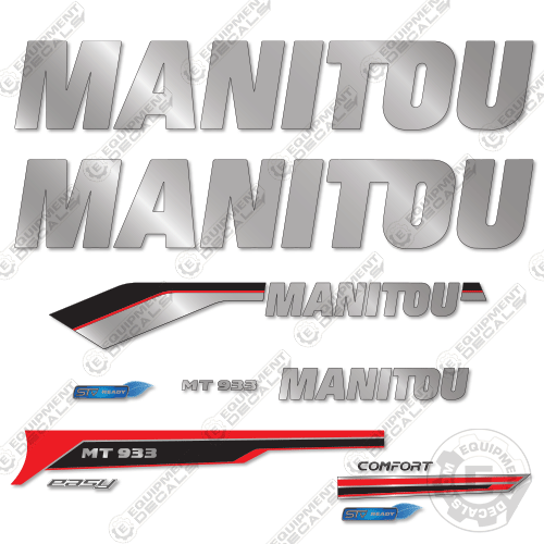 Fits Manitou MT733 Easy Decal Kit Telescopic Forklift 733, mt733, decal kit, telescopic