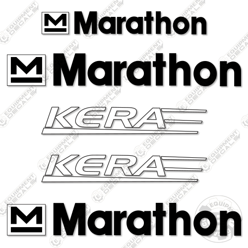 Fits Marathon Kera Decal Kit Crack Sealing Tar Kettle decal kit