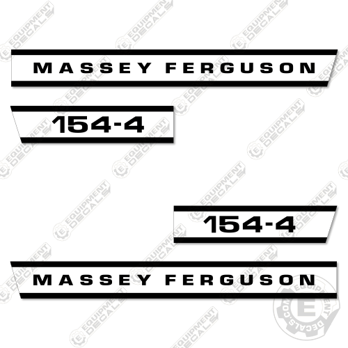 Fits Massey Ferguson 154-4 Decal Kit Tractor 4253, decal kit