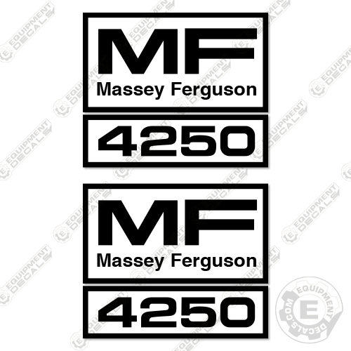 Fits Massey Ferguson 4250 Decal Kit Tiller decal kit