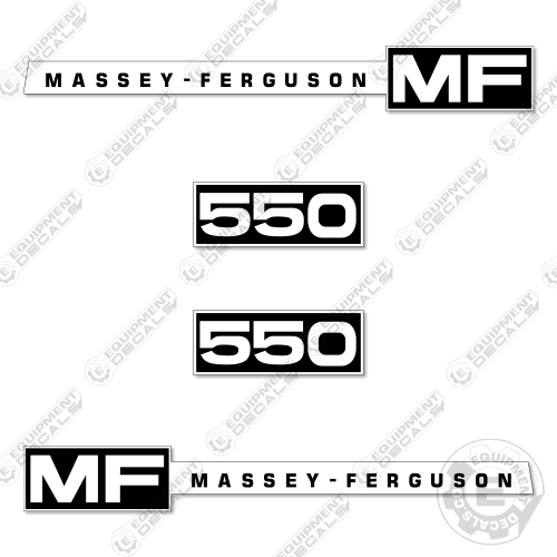 Fits Massey Ferguson 550 Decal Kit Combine decal kit