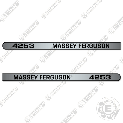 Fits Massey Ferguson 4253 Decal Kit Tractor Hood 4253, decal kit