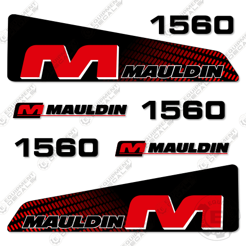 Fits Mauldin 1560 Decal Kit Asphalt Paver 1560, asphalt paver, decal kit, mauldin, paver