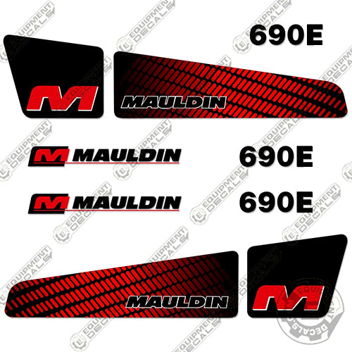 Fits Mauldin 690E Decal Kit Asphalt Paver 690, 690-e, 690e, decal kit