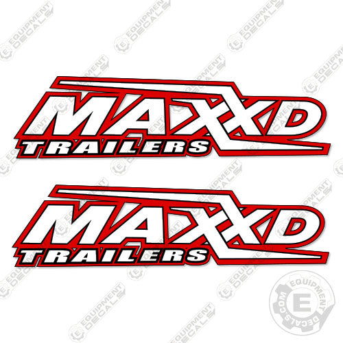 Fits Maxxd Decal Kit (Set of 2) Trailer 27" decal kit