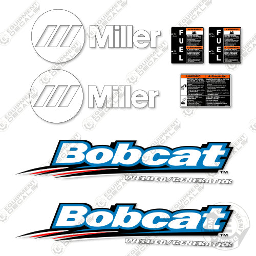 Fits Miller Bobcat Generator Decal Kit decal kit