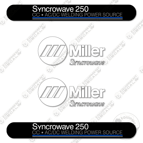 Fits Miller Syncrowave 250 Generator Decal Kit decal kit