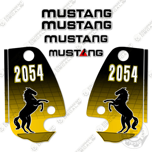 Fits Mustang 2054 Decal Kit Skid Steer 2054, decal kit