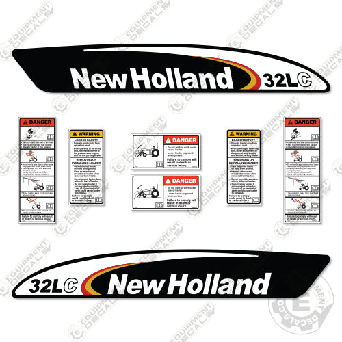 Fits New Holland 32LC Decal Kit Tractor 32, 32lc, decal kit