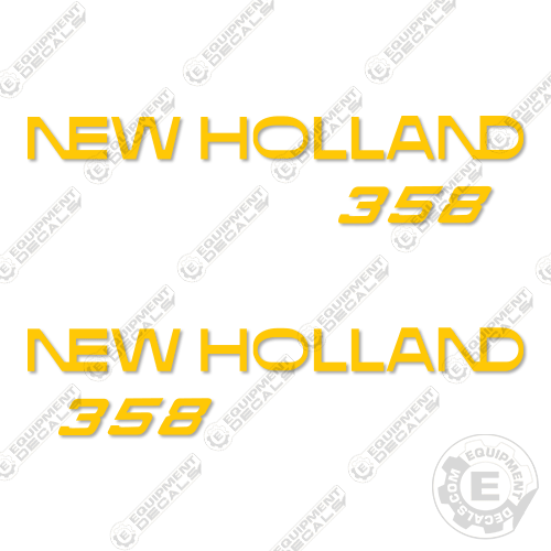 Fits New Holland 358 Decal Kit Grinder Mixer 